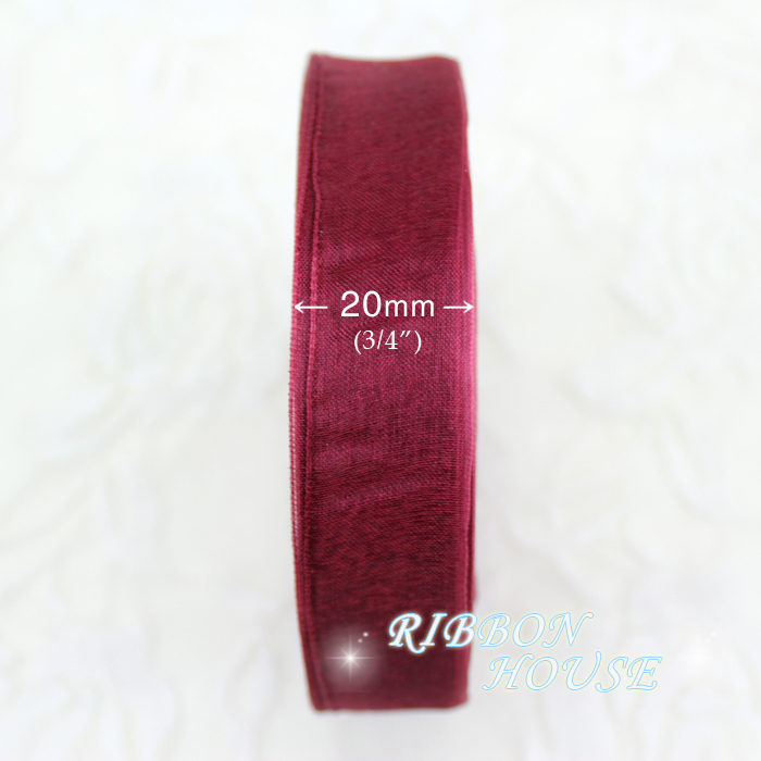 (50 yards/roll) 3/4'' (20mm) W - Ribbon Organza Roll review and price