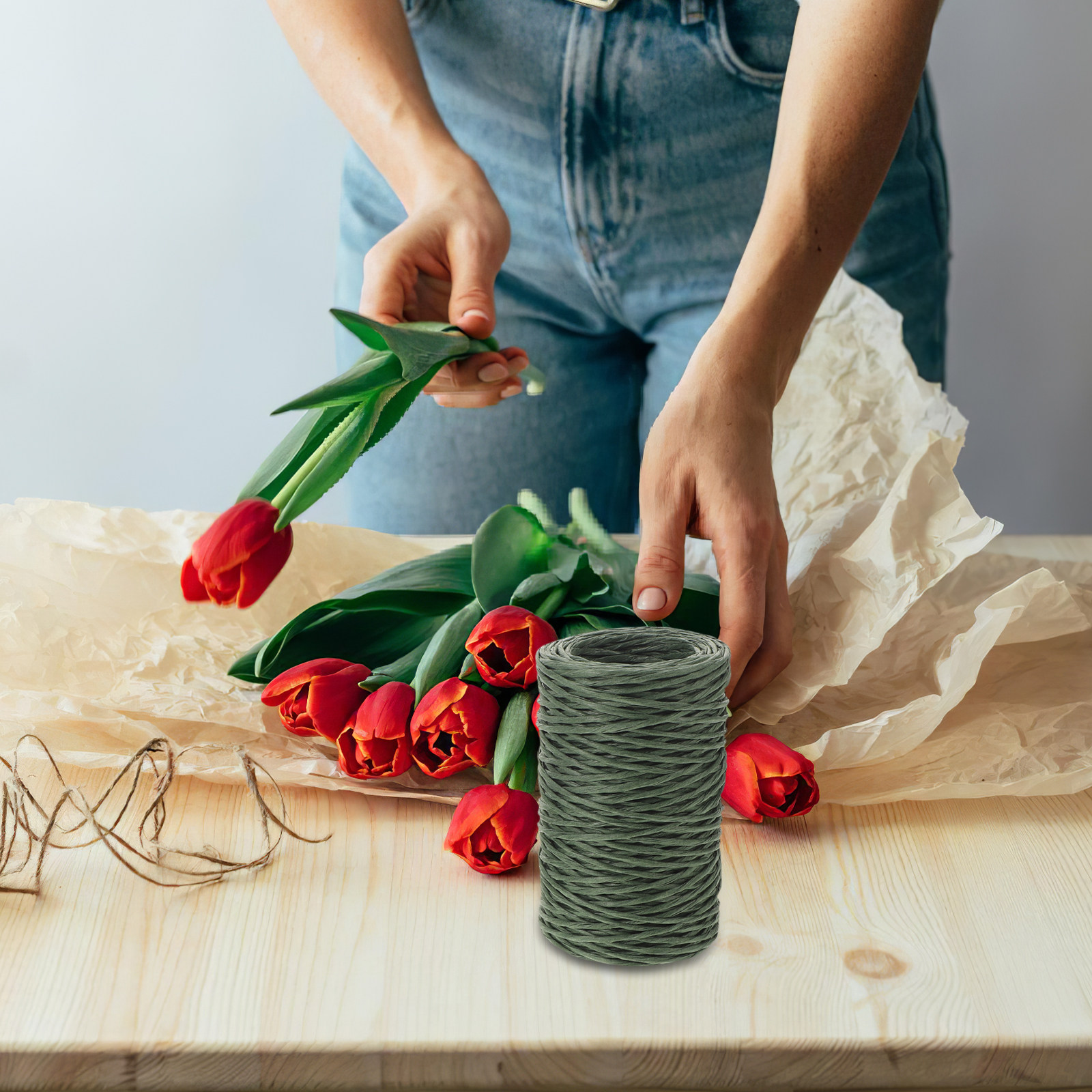 2 Rolls Paper Covered Florist  - Wire Stem Florist review and price