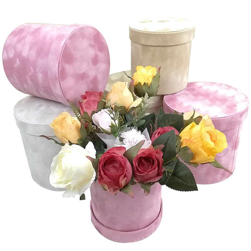 3Pcs/Set Velvet Gift Box Round - Florist Supply Buckets review and price