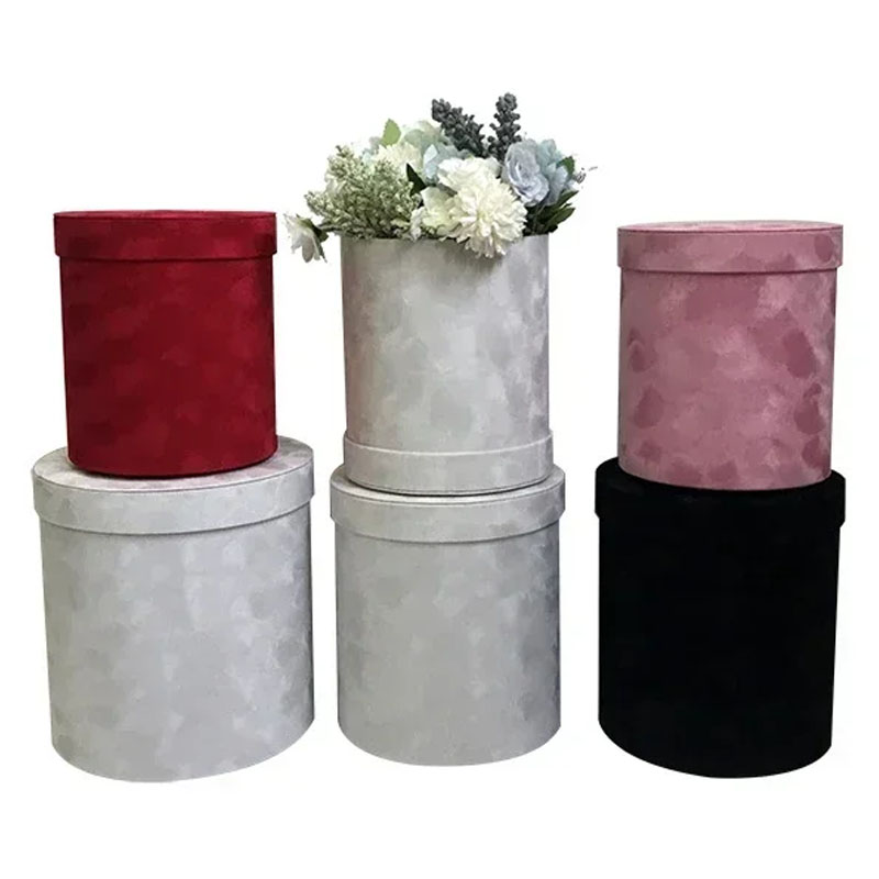 3Pcs/Set Velvet Gift Box Round - Florist Supply Buckets review and price