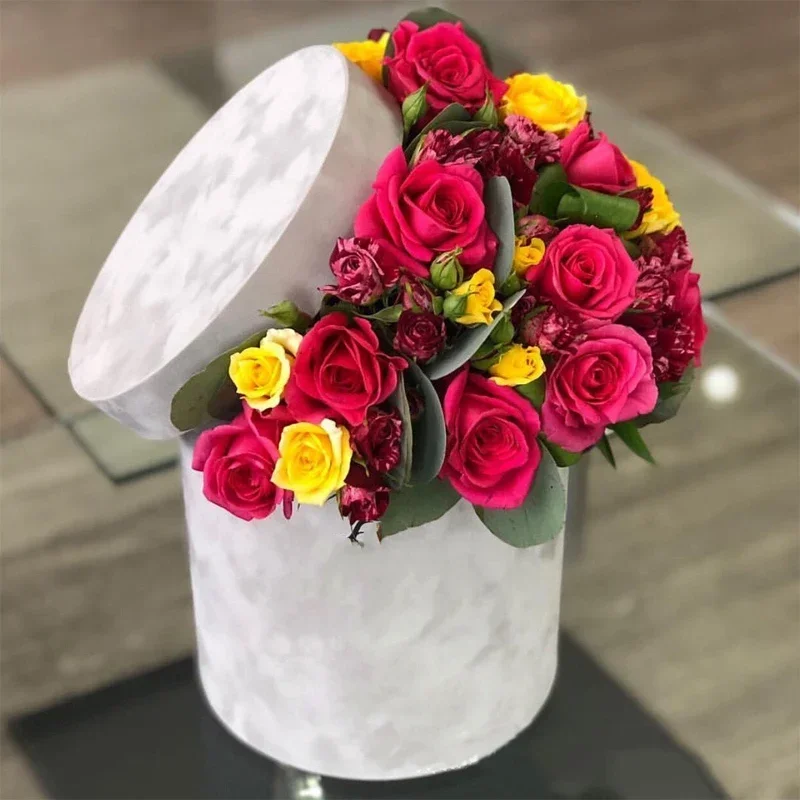 3Pcs/Set Velvet Gift Box Round - Florist Supply Buckets review and price