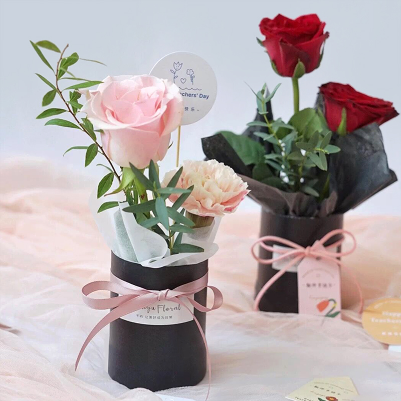 4pcs Mini Round Flower Box Gif - Florist Supply Buckets review and price