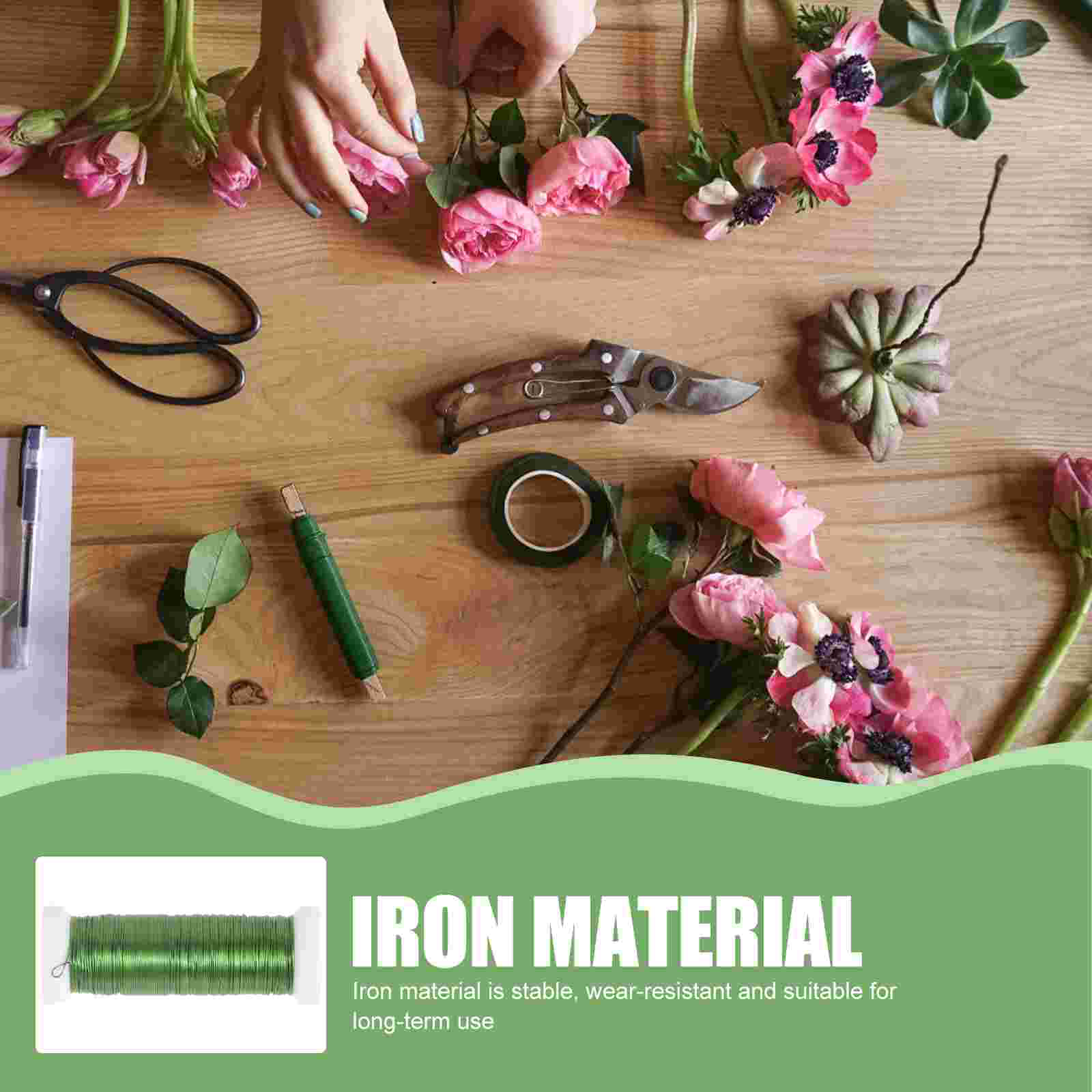 2 Rolls Wrapped Floral Stem Wi - Wire Stem Florist review and price