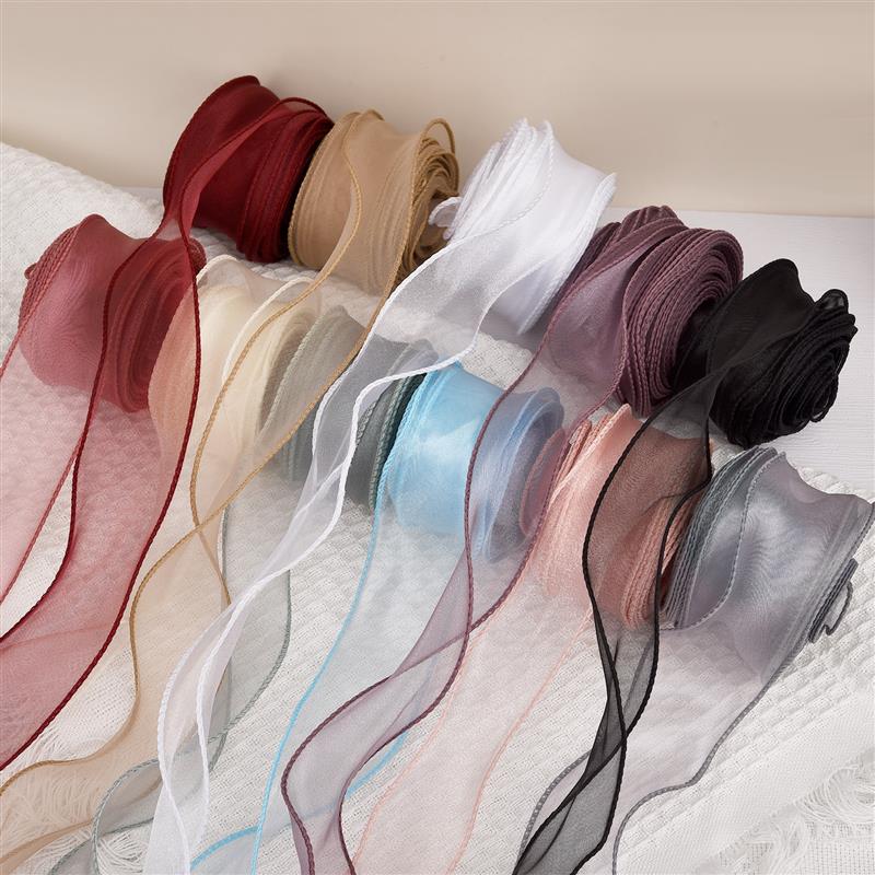 10m/ 2.2m Roll Solid Color Org - Ribbon Organza Roll review and price