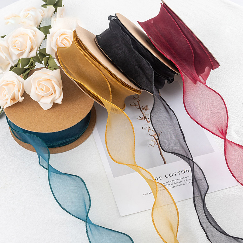 9Meters/Roll Sheer Silk Ribbon - Ribbon Organza Roll review and price