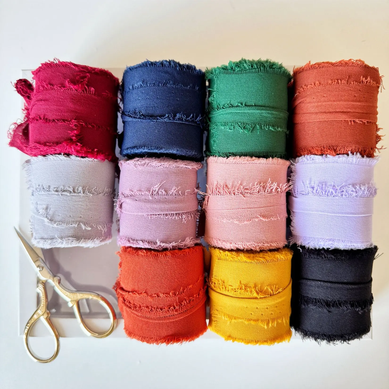 5m/Roll Frayed Silk Ribbon Edg - Ribbon Organza Roll review and price