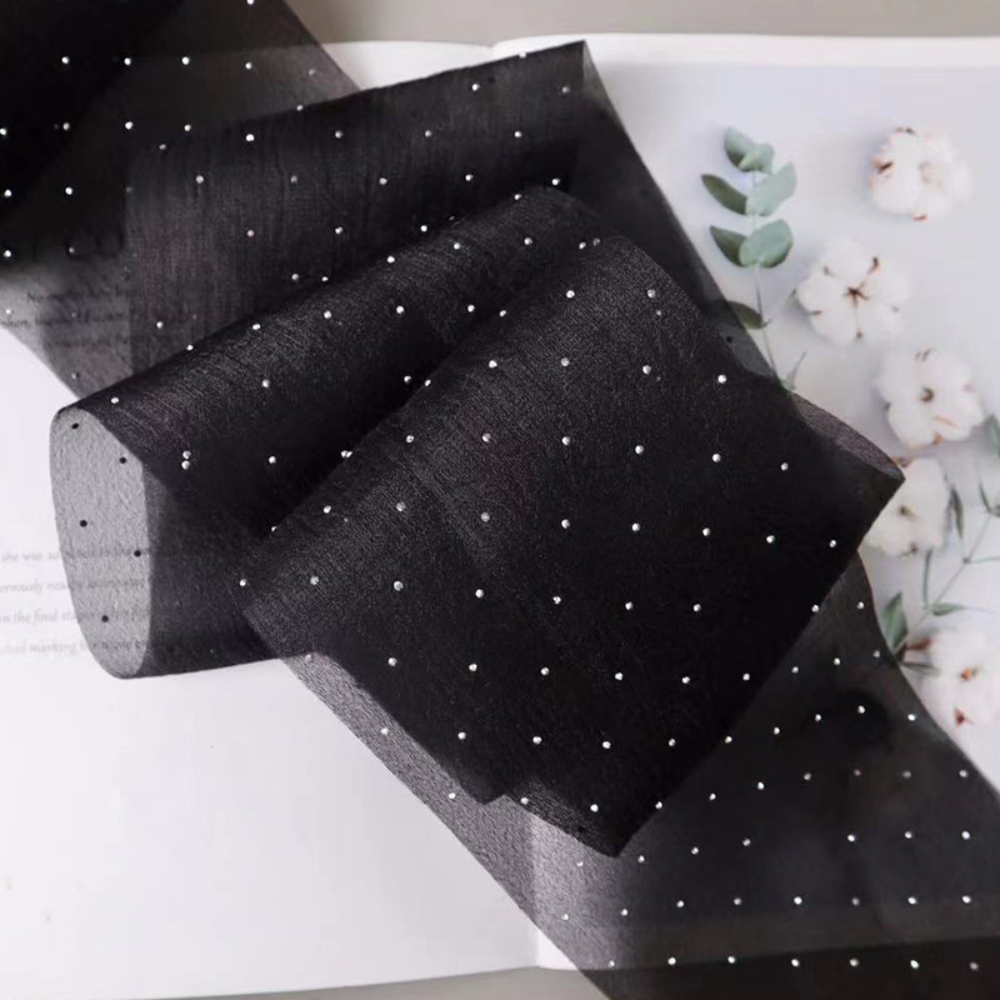 10 Yards/8cm Glitter Organza R - Ribbon Organza Roll review and price